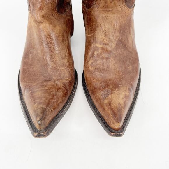 Old Gringo Women’s 8 Mayra Brass Brown Knee High Tall Western Cowgirl Boots - Picture 6 of 13